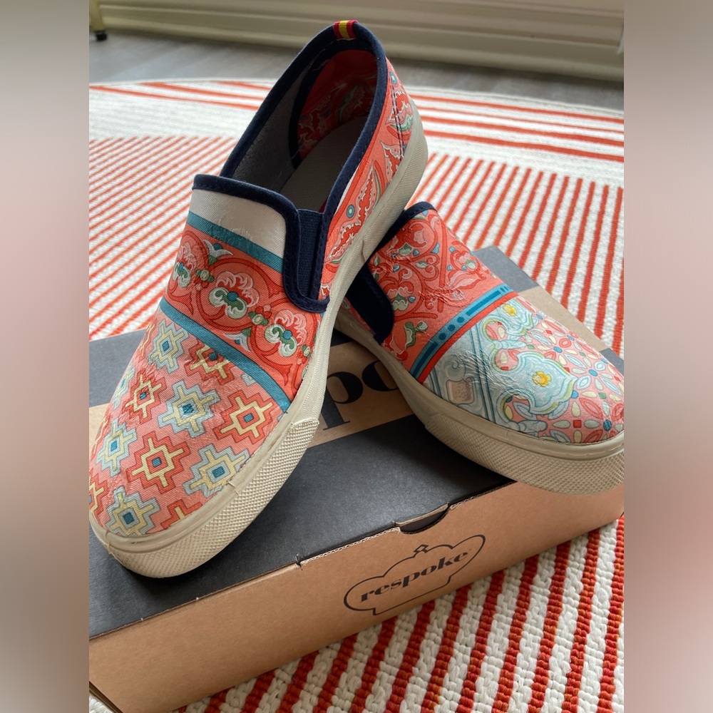 Respoke Toya sneaker with Hermes silk